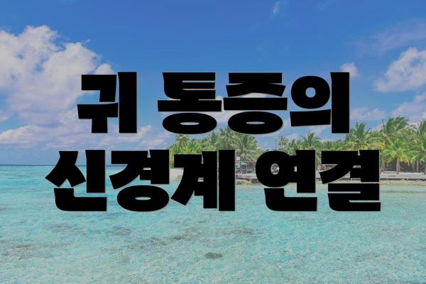 귀 통증의 신경계 연결