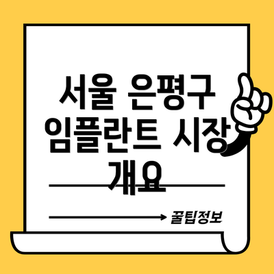 서울 은평구 임플란트 시장 개요
