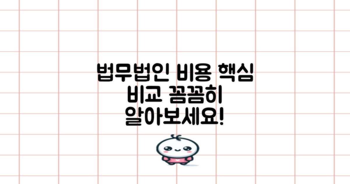 법무법인 선임비용 비교, 왜 중요할까요? 꼼꼼하게 알아봐요!